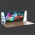 20ft. Trapezoidal Lumiwall LED Backlit Display Kit with Printed SEG Fabric and (3) Shipping Cases