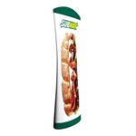 BOW Brandcusi Curved Tension Fabric Banner Stand