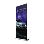Easy Graphic Swap Telescoping Banner Stand