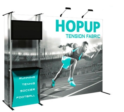 Hopup 10 ft Tension Fabric Popup - Dimension KIT 3