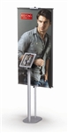 24"W Hybrid Pro Tablet Banner Stand