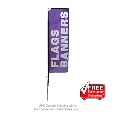 Mamba Single Sided Rectangle Banner Flag Stand