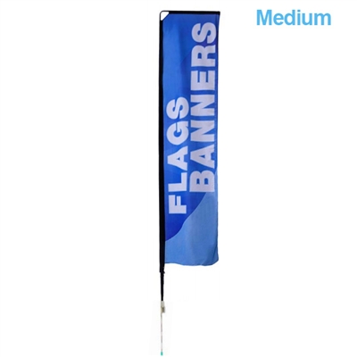 OUTDOOR Rectangle Single Sided Banner Flag Stand